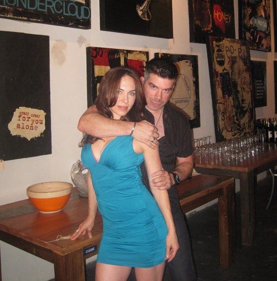 Best friend, Anthony at Cloud Noir party