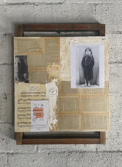 Tout est possible
24" x 31"
paper, wood, plaster