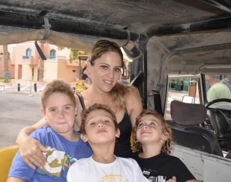 Alexis and nephews in Isreal